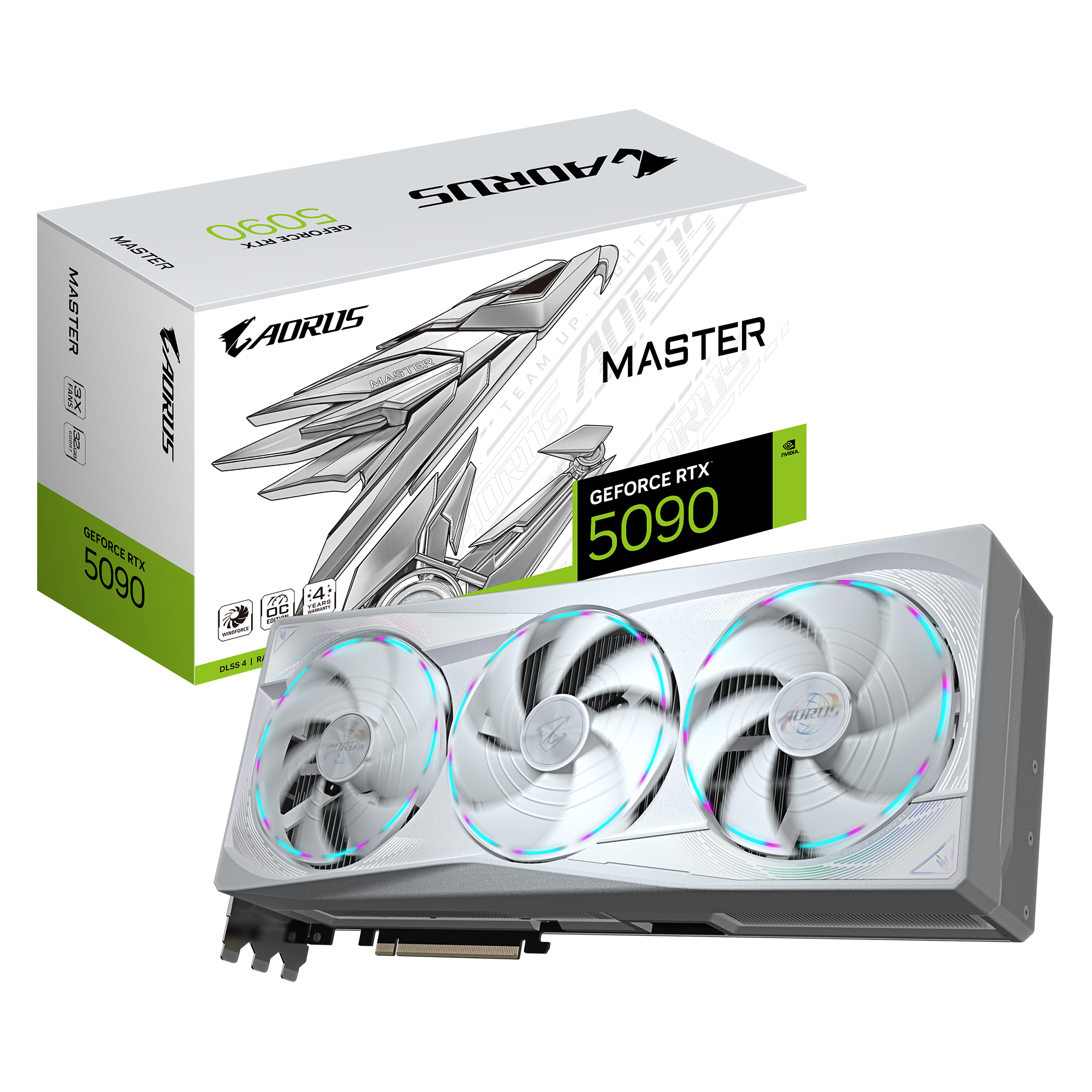 GPU RTX 5090 32GB OC GIGABYTE AORUS MASTER WHITE